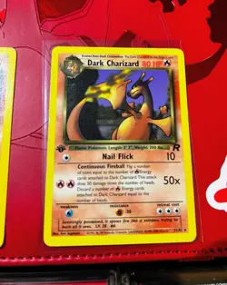 Pokemon TCG 1st Edition Dark Charizard 21/82 Team Rocket Non-Holo 2000 - Image 2