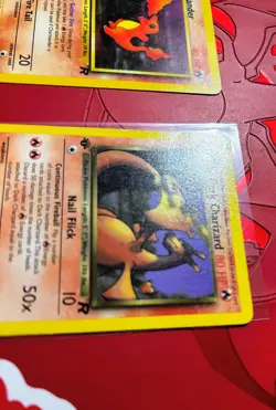Pokemon TCG 1st Edition Dark Charizard 21/82 Team Rocket Non-Holo 2000 - Image 3
