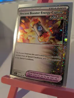 159/182 Ancient Booster Energy Capsule Cosmo Holo Paradox Rift Pokemon - Image 1