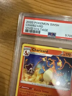 2020 POKEMON SWSH CHARIZARD VIVID VOLTAGE - PSA 9 - #025 - Image 3