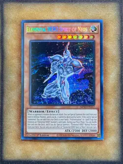 Yugioh Elemental HERO Spirit of Neos MP23-EN117 Secret Rare 1st Ed NM - Image 1