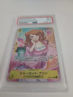 PSA 9 Charlotte Pudding OP03-112 Alt Art Alternate Pillars of Strength One Piece - Image 4