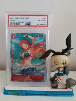PSA 10 Nami OP01-016 Alt Art Japanese Romance Dawn One Piece TCG 2023 Bandai - Image 1
