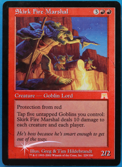 Skirk Fire Marshal FOIL Onslaught HP/DAMAGED Rare CARD (506250) ABUGames - Image 1