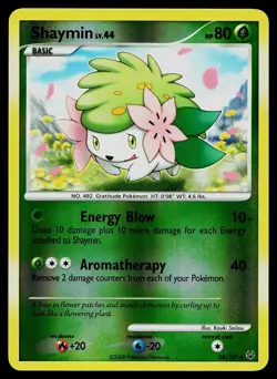 Pokemon Card - Shaymin Platinum 38/127 Rare Reverse Holo - Image 1