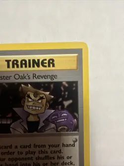Pokemon TCG Card Team Rocket Set 76/82 Imposter Oak's Revenge Trainer LP-NM p31 - Image 2