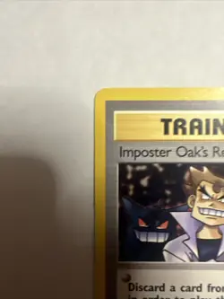 Pokemon TCG Card Team Rocket Set 76/82 Imposter Oak's Revenge Trainer LP-NM p31 - Image 5