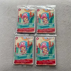 4 packs One Piece Mcdonald's 2025 Promo Card Game Complete Set Japanese Unopened - Image 1