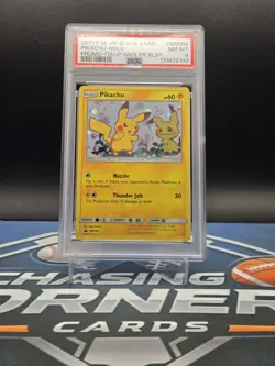2019 Pokemon SM Black Star Promo #SM162 Pikachu Holo Card PSA 8 - Image 1