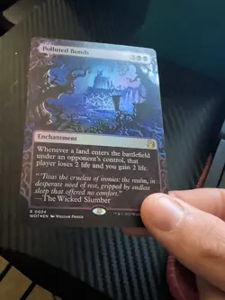 Polluted Bonds -Foil Near Mint MTG Wilds of Eldraine: Enchanting Tales - Image 2