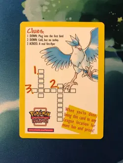 Pokemon The Movie 2000 Legendary Birds Promo Insert Card - Image 2