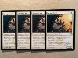 MTG 4x Salvage Scout Scars of Mirrodin Pauper Magic the Gathering Card x4 NM - Image 1