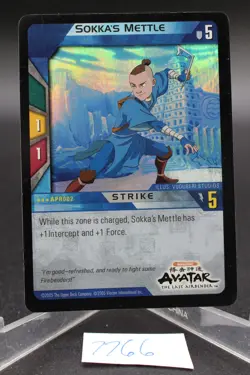 NEW Avatar Last Airbender Sokka's Mettle Promo Upper Deck QuickStrike Foil Card - Image 1