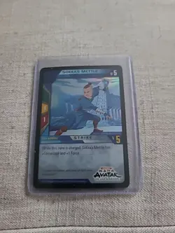 Avatar: The Last Airbender "Sokka's Mettle" Promo QuickStrike Trading Card - Image 1
