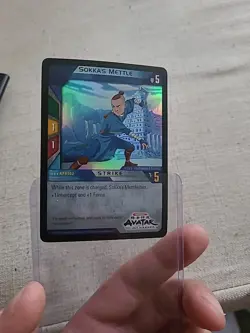 Avatar: The Last Airbender "Sokka's Mettle" Promo QuickStrike Trading Card - Image 5