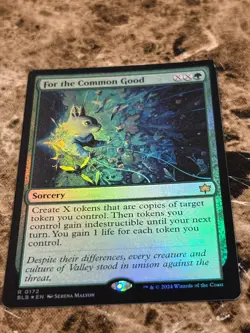 FOR THE COMMON GOOD Magic MTG Bloomburrow Foil - Image 1
