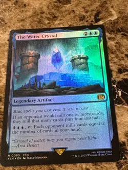THE WATER CRYSTAL Magic MTG Final Fantasy Foil - Image 1