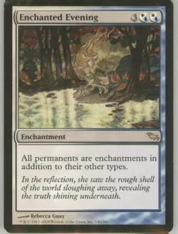 Enchanted Evening 140 Regular Border Non-Foil NM SHM Shadowmoor MTG - Image 1