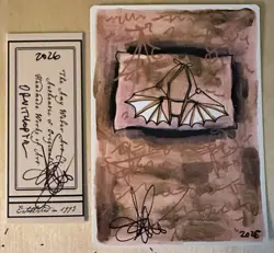 MTG ARTIST PROOF Ornithopter WB AP Sketch Art Amy WEBER Magic - Image 1