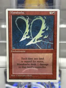 1995 Magic: The Gathering MTG Core Set 4th Edition Manabarbs #212 - Image 1