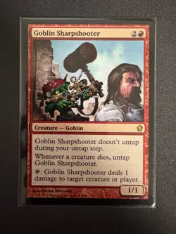 Goblin Sharpshooter Commander 2013 - LP MTG - Image 1