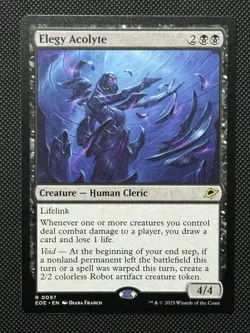 MTG Elegy Acolyte Edge of Eternities Regular Rare - Image 1