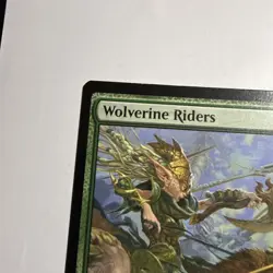 MTG - Wolverine Riders. Kaldheim. Rare Green Creature - Elf Warrior. - Image 2