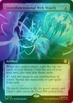 MTG - Interdimensional Web Watch - Extended - SPM 278 - FOIL - NM - Image 1