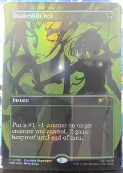 Snakeskin Veil FOIL Alternate art Standard Showdown PRM 0005 NM - Image 1
