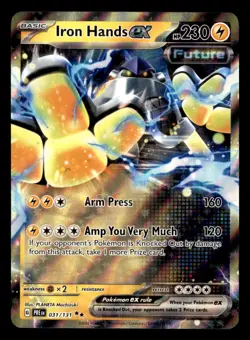 Iron Hands ex 031/131 Double Rare Prismatic Evolutions Pokemon Near Mint - Image 1