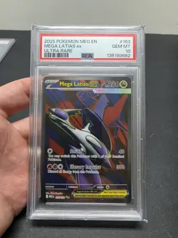 2025 POKEMON MEG EN-MEGA EVOLUTION ULTRA RARE #163 MEGA LATIAS EX PSA 10 - Image 1