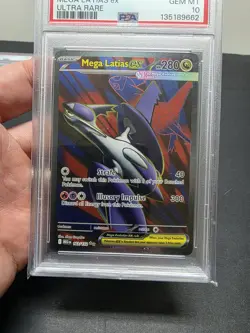 2025 POKEMON MEG EN-MEGA EVOLUTION ULTRA RARE #163 MEGA LATIAS EX PSA 10 - Image 2