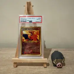PSA 10 Charizard Japanese Promo Neo Premium File 2 #006 Pokemon - Image 1