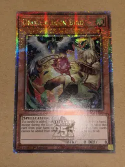 Droll & Lock Bird RA02-EN006 ALT ART Quarter Century Secret Rare YuGiOh! NM - Image 1