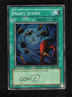 Heavy Storm (SR) Unlimited YuGiOh Metal Raiders #MRD-142 2002 - Image 1
