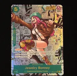 One Piece CCG Jewelry Bonney OP12-118 Manga Alt Art English Op - Image 1