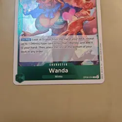 One Piece Wanda (OP08-034/170) OP08 Two Legends NM+ NM FOIL TCG CCG - Image 5
