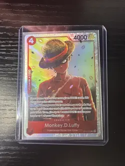 One Piece CCG Monkey.D.Luffy OP12-015 SR Foil Legacy Of The Master - Image 1