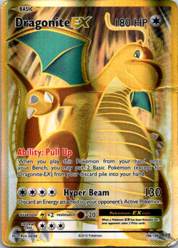 Dragonite EX - 106/108 - Pokemon Evolutions XY Full Art Ultra Rare Card DMG - Image 1
