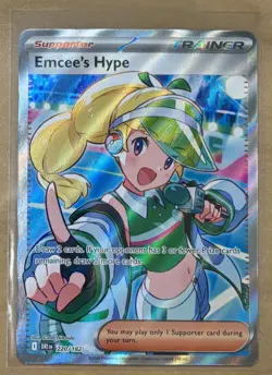 Emcee’s Hype | 220/182 | Destined Rivals | Ultra Rare | Pokemon TCG Card - Image 1