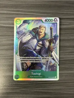 Tashigi OP10-032 One Piece Card Game PRB02 Super Rare Foil M/NM TCG CCG Full Art - Image 1
