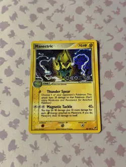 Pokemon 2005 Deoxys Manectric Reverse Holo Card 38/107 Stamped NM - Image 1