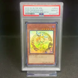 PSA10 Dark Magician Girl Holo Ghost Rare DP23-JP000 2019 Yu-Gi-Oh Card Japanese - Image 1