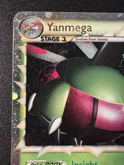 Yanmega Prime 98/102 HGSS Triumphant Pokemon Card Holo Foil Rare Near Mint - Image 3