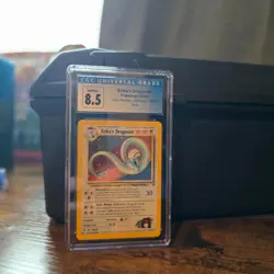 CGC 8.5 Erika's Dragonair Gym Heroes 1st Edition 4/132 Holo Pokemon Card - Image 1