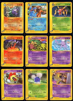 Pokemon AQUAPOLIS - 65 Nonholo Cards Bundle - Mixed Conditions - ENG - Image 1