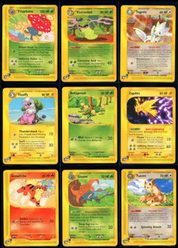 Pokemon AQUAPOLIS - 65 Nonholo Cards Bundle - Mixed Conditions - ENG - Image 5