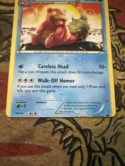 Pokemon XY BREAKpoint Slowbro Misprint Miscut Error Card - Image 3