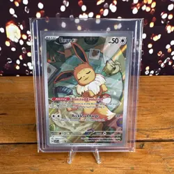 Eevee SVP 173 Promo Holo Scarlet & Violet NM - Pokemon Card Sleepy Art - Image 1