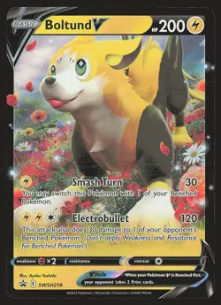SWSH: Sword & Shield Promo Cards Boltund V #SWSH219 Promo Pokemon Card - Image 1